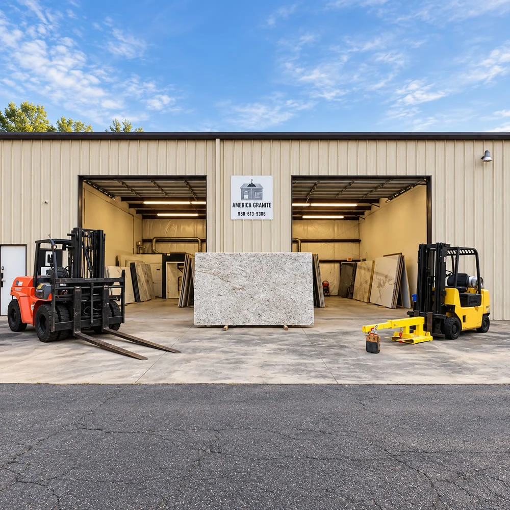 Exterior of the America Granite business location in Charlotte, North Carolina